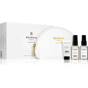 Balmain Hair Couture White Cosmetic Styling Bag Set für alle Haartypen