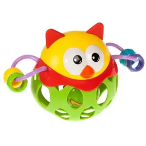 Bam-Bam Rattle Activity Spielzeug mit Rassel 6m+ Owl 1 St