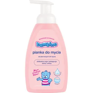 Bambino Baby Wash Foam Badschaum Für Körper und Haar für Kinder ab der Geburt 500 ml
