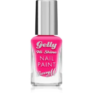 Barry M Gelly Hi Shine Nagellack Farbton Pink Punch 10 ml