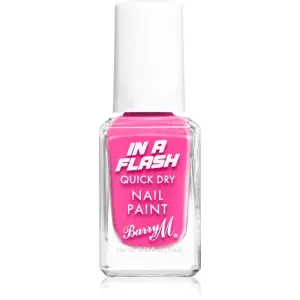 Barry M Schnell trocknender Nagellack In A Flash Quick Dry (Nail Paint) 10 ml Pink Burst