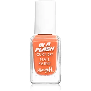 Barry M Schnell trocknender Nagellack In A Flash Quick Dry (Nail Paint) 10 ml Swift Coral