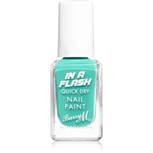 Barry M Schnell trocknender Nagellack In A Flash Quick Dry (Nail Paint) 10 ml Teal Rush