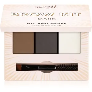 Barry M Fill and Shape Brow Kit Augenbrauenpflege-Set Farbton Dark 3x1,5 g