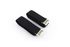 BasicNature STRAPits Elastische Bänder für Alltagslösungen schwarz 30 cm 2 Stück