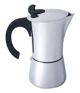 BasicNature Espresso-Kaffeemaschine aus Edelstahl für 9 Tassen