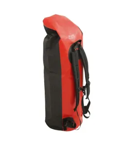 BasicNature Duffelbag Wasserdichter Rucksack Duffel Bag 60 L schwarz-rot