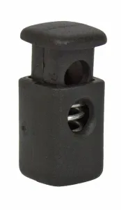 BasicNature Verschließbarer Lanyard Clip schwarz 10 Stück