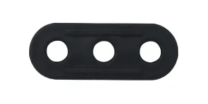 BasicNature Zeltseilspanner schwarz 38 x 13 x 2,5 mm 10 Stück