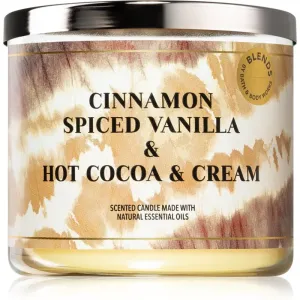 Bath & Body Works Cinnamon Spiced Vanilla & Hot Cocoa and Cream Duftkerze 411 g