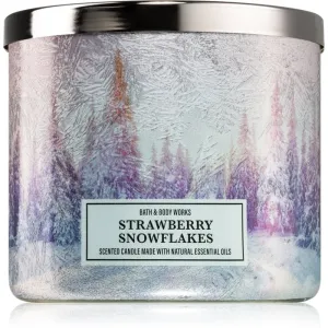 Bath & Body Works Strawberry Snowflakes Duftkerze 411 g