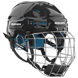 Bauer RE-AKT 65 COMBO Eishockey Helm, schwarz, größe L