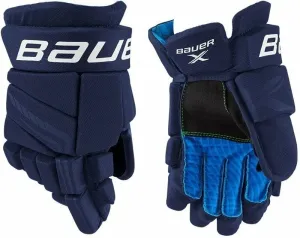 Bauer X GLOVE JR Eishockey Handschuhe für Kinder, dunkelblau, größe 10