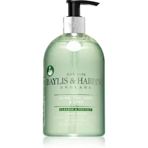 Baylis & Harding Aloe, Tea Tree & Lime flüssige Seife für die Hände mit antibakteriellem Zusatz 500 ml