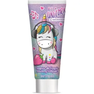 Be a Unicorn Naturaverde Toothpaste Zahnpasta für Kinder mit Erdbeergeschmack 75 ml
