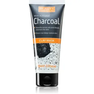 Beauty Formulas Charcoal tiefenreinigende Gesichtsmaske mit Aktivkohle 100 ml