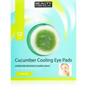 Beauty Formulas Clear Skin Cucumber Cooling Regenerierende Maske für die Augen 12 St
