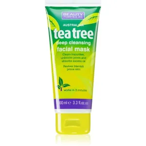 Beauty Formulas Tea Tree Tiefenreinigende Maske 100 ml