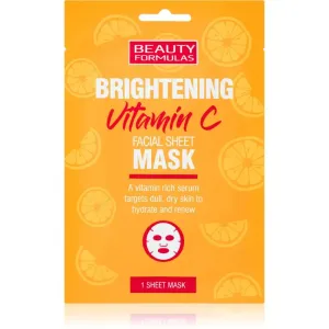 Beauty Formulas Vitamin C Aufhellende Tuchmaske mit Vitamin C 1 St