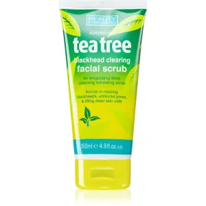 Beauty Formulas Tea Tree reinigendes Hautpeeling für unreine Haut 150 ml