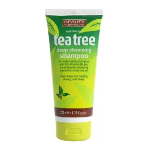 Beauty Formulas Tea Tree tiefenreinigendes Shampoo 200 ml