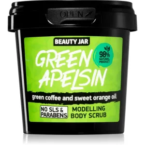 Beauty Jar Green Apelsin belebendes Bodypeeling mit Auszügen aus Kaffee 200 g