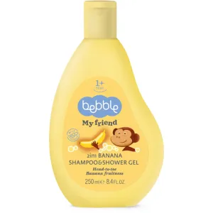 Bebble Banana Shampoo & Shower Gel Shampoo & Duschgel 2 in 1 für Kinder 250 ml