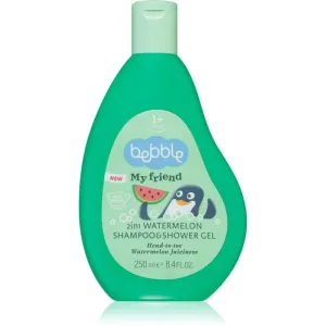 Bebble Strawberry Shampoo & Shower Gel Watermelon Shampoo & Duschgel 2 in 1 für Kinder 250 ml