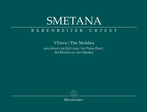 Bedřich Smetana Vltava pro klavír na čtyři ruce - symfonická báseň z cyklu Má vlast Noten