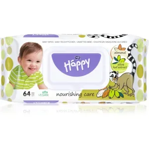 Bella Baby Happy Almond and Olive Leaf extract feuchte Feuchttücher für Kinder 64 St