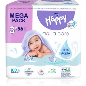 BELLA Baby Happy Aqua care feuchte Feuchttücher für Kinder 3x56 St