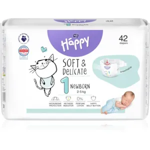 BELLA Baby Happy Soft&Delicate Size 1 Newborn Einwegwindeln 2-5 kg 42 St
