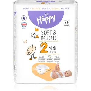 BELLA Baby Happy Soft&Delicate Size 2 Mini Einwegwindeln 3-6 kg 78 St