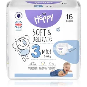 BELLA Baby Happy Soft&Delicate Size 3 MIdi Einwegwindeln 5-9 kg 16 St