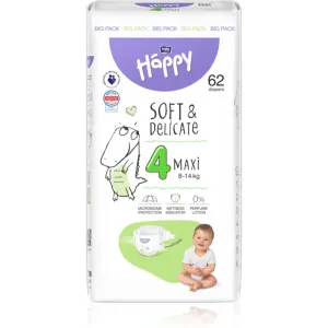 BELLA Baby Happy Soft&Delicate Size 4 Maxi Einwegwindeln 8-14 kg 62 St