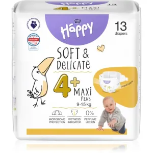 BELLA Baby Happy Soft&Delicate Size 4+ Maxi Plus Einwegwindeln 9-15 kg 13 St