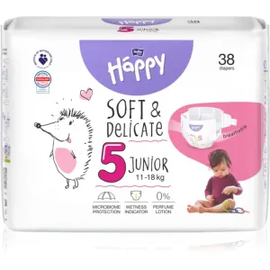 BELLA Baby Happy Soft&Delicate Size 5 Junior Einwegwindeln 11-18 kg 38 St