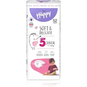 BELLA Baby Happy Soft&Delicate Size 5 Junior Einwegwindeln 11-18 kg 52 St