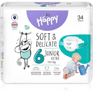 BELLA Baby Happy Soft&Delicate Size 6 Junior Extra Einwegwindeln 15+ kg 34 St