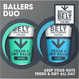 Below the Belt Grooming Fresh and Cool Ballers Duo Geschenkset für die intime Hygiene 1 St