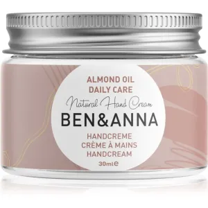 BEN&ANNA Natural Hand Cream Daily Care Handcreme mit Mandelöl 30 ml
