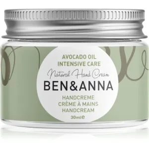 BEN&ANNA Natural Hand Cream Intensive Care intensive Creme für Hände mit Avokado 30 ml