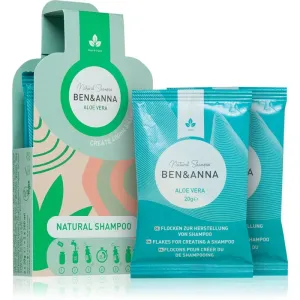 BEN&ANNA Natural Shampoo Aloe Vera Shampoo-Flocken gegen Schuppen 2x20 g