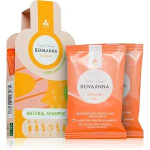BEN&ANNA Natural Shampoo Sanddorn Shampoo-Flocken gegen Haarausfall 2x20 g