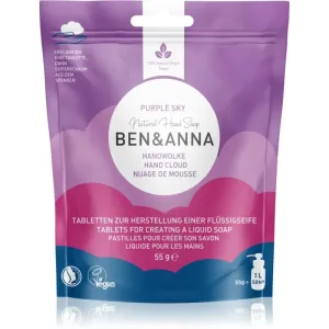 BEN&ANNA Natural Hand Soap flüssige Seife für die Hände in Tabletten Purple Sky 55 g