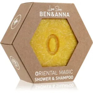 BEN&ANNA Love Soap Shower & Shampoo festes 2-in-1 Shampoo und Duschgel Oriental Magic 60 g