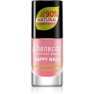 Benecos Happy Nails pflegender Nagellack Farbton Bubble Gum 5 ml