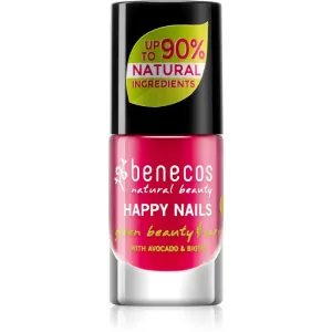 Benecos Happy Nails pflegender Nagellack Farbton Hot Summer 5 ml