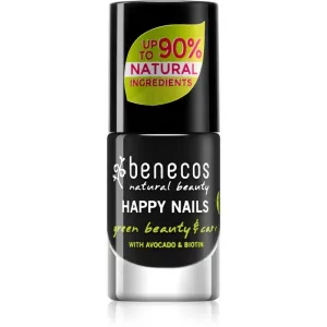 Benecos Happy Nails pflegender Nagellack Farbton Licorice 5 ml