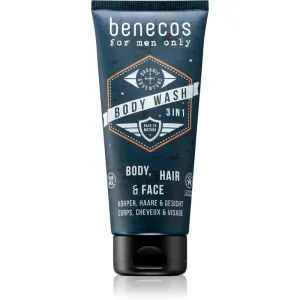 Benecos For Men Only Shampoo, Conditioner und Duschgel 3 in 1 200 ml